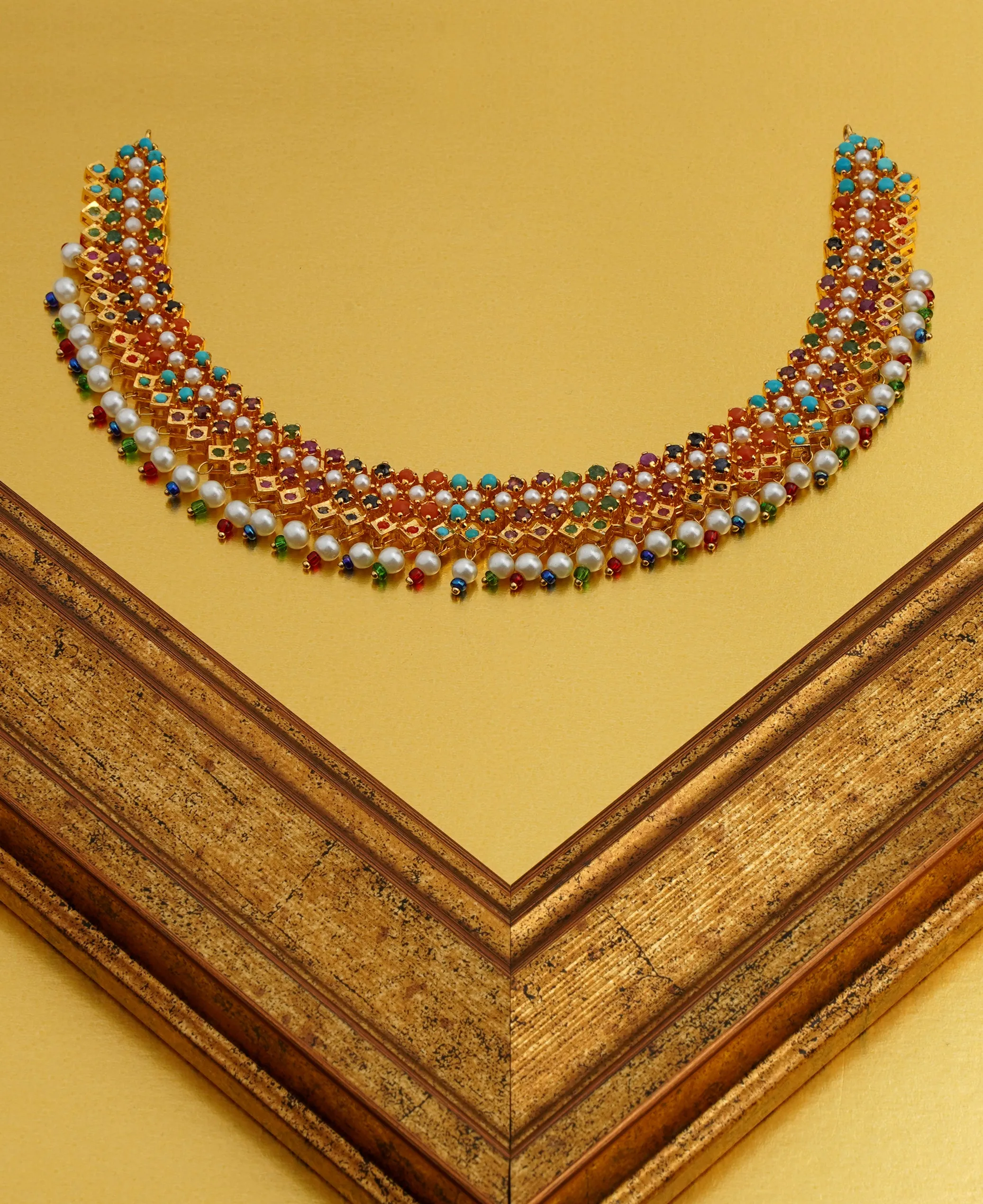 Old School Naurattan Necklace SP