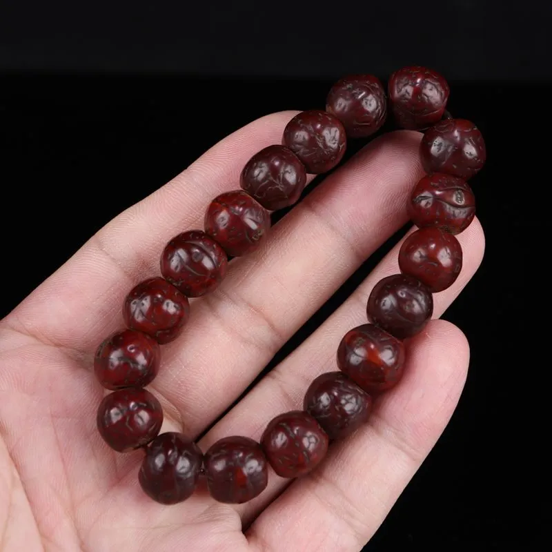 Old Tibetan Bodhi Seed Wrist Mala