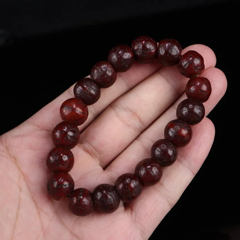 Old Tibetan Bodhi Seed Wrist Mala