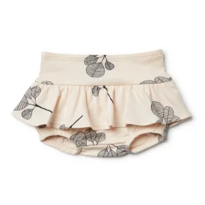 Organic Fan Leaf Nappy Pant with Ruffle