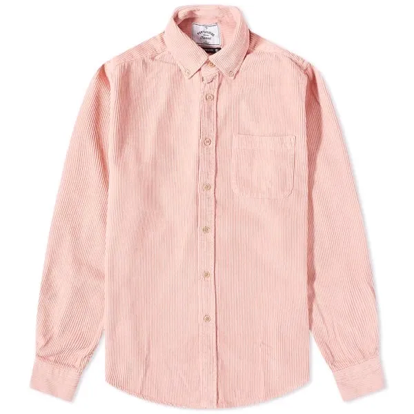 PORTUGUESE FLANNEL Lobo Old Rose Corduroy Shirt