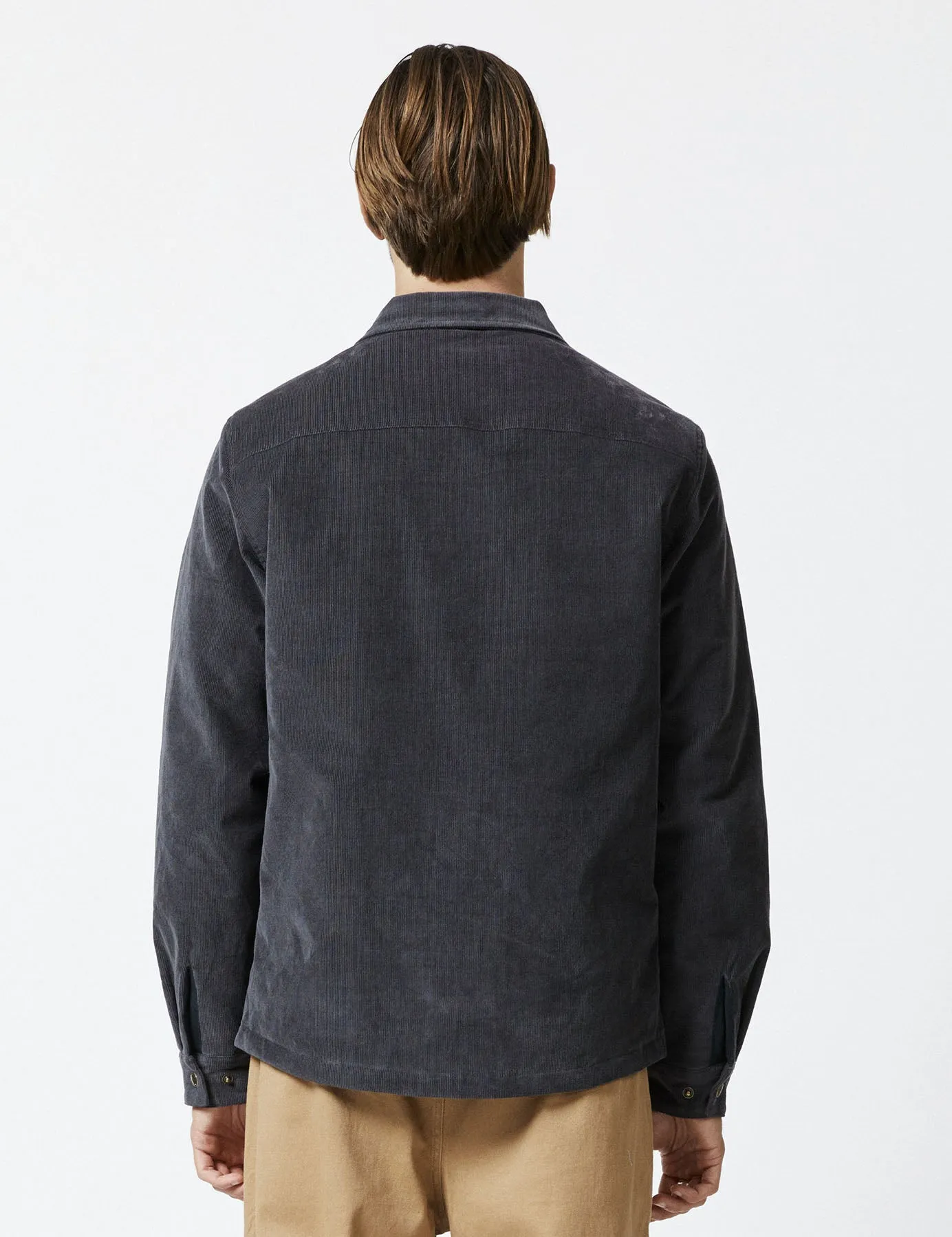 Quilted Cord Jacket - Graphite