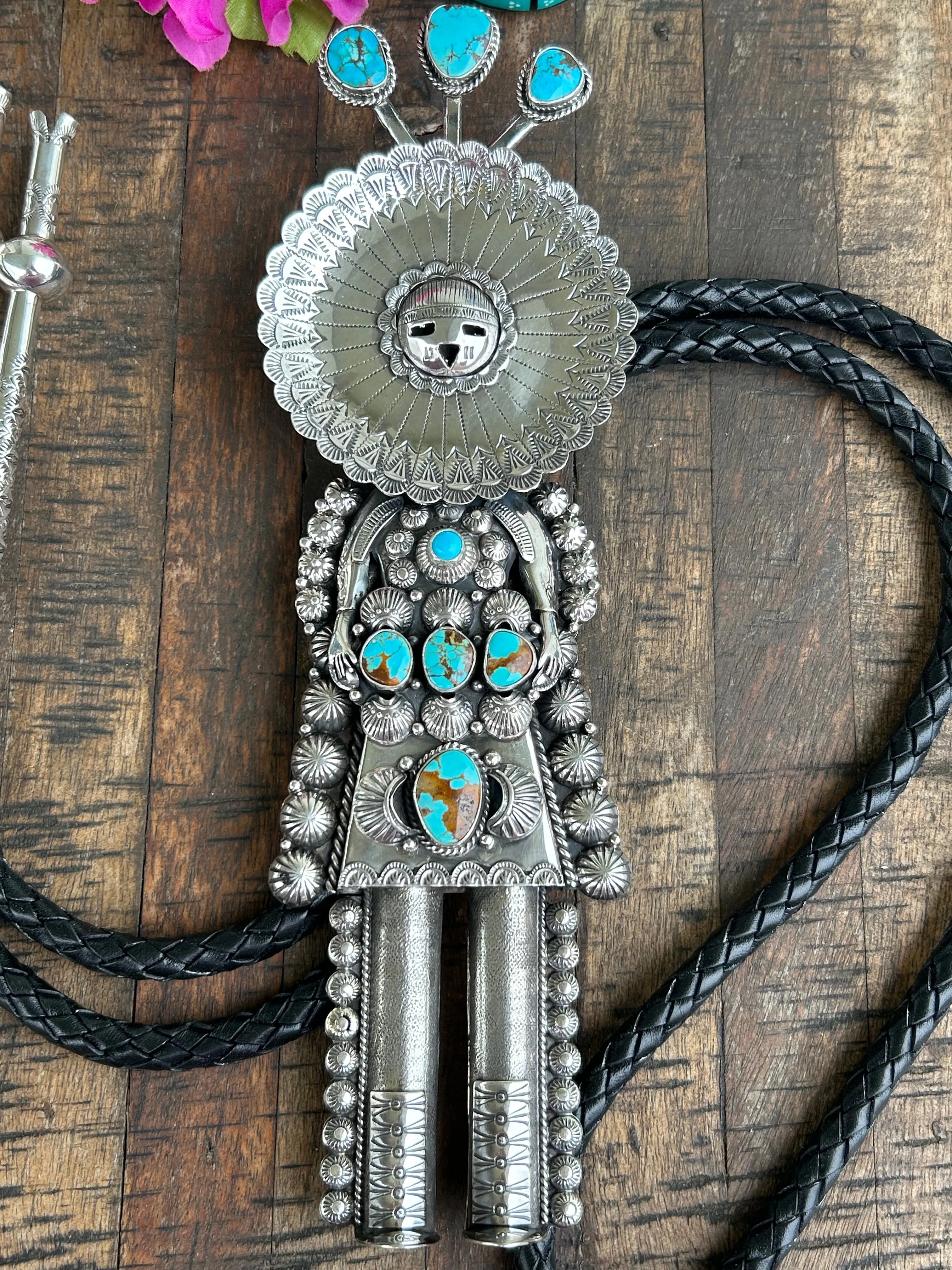 "Sun Face" Kachina Bolo