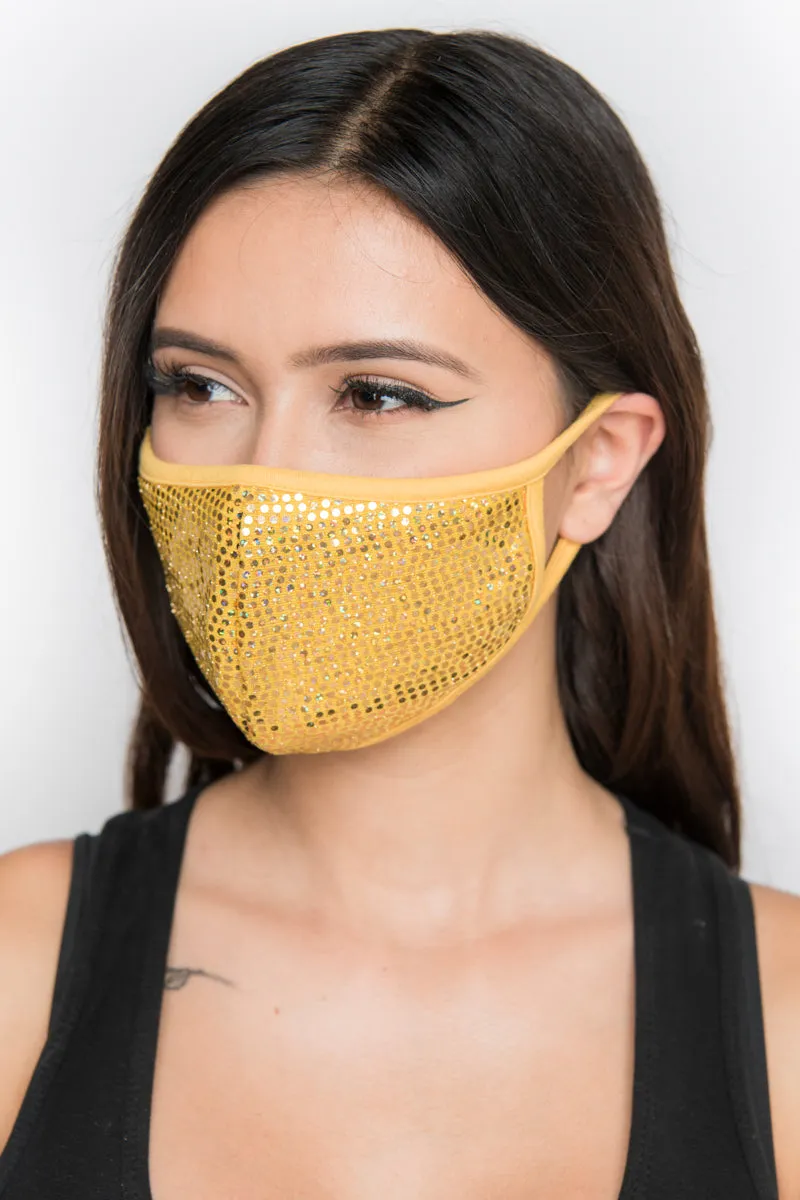 Sequin Face Mask