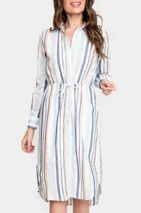 Shoreline Belted Shirt Dress