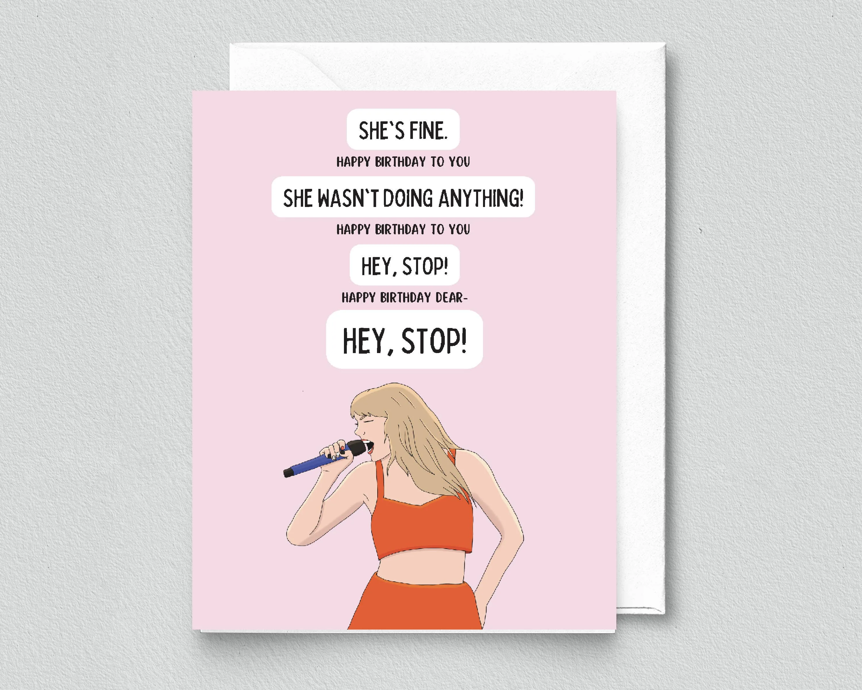 Taylor Birthday Card  (Taylor Swift)