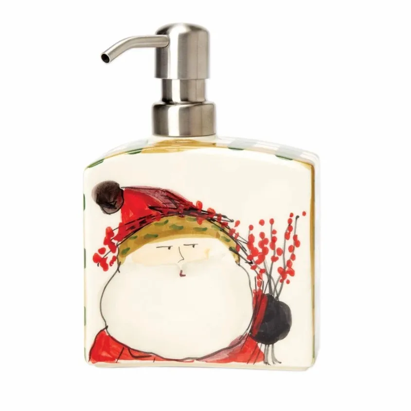 VIETRI Old St. Nick Soap Dispenser