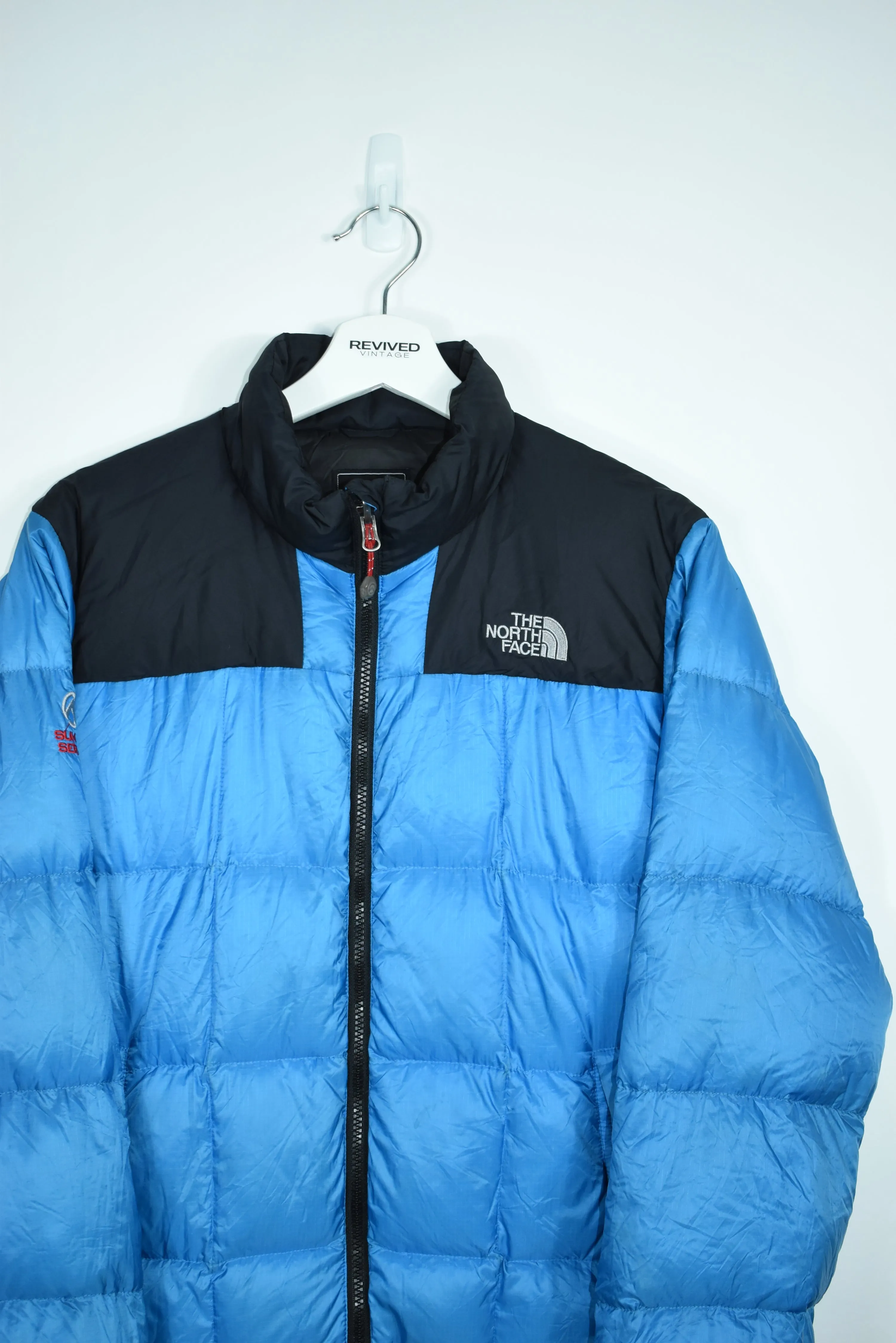 Vintage North Face Baby Blue Puffer 800 Summit Series SMALL