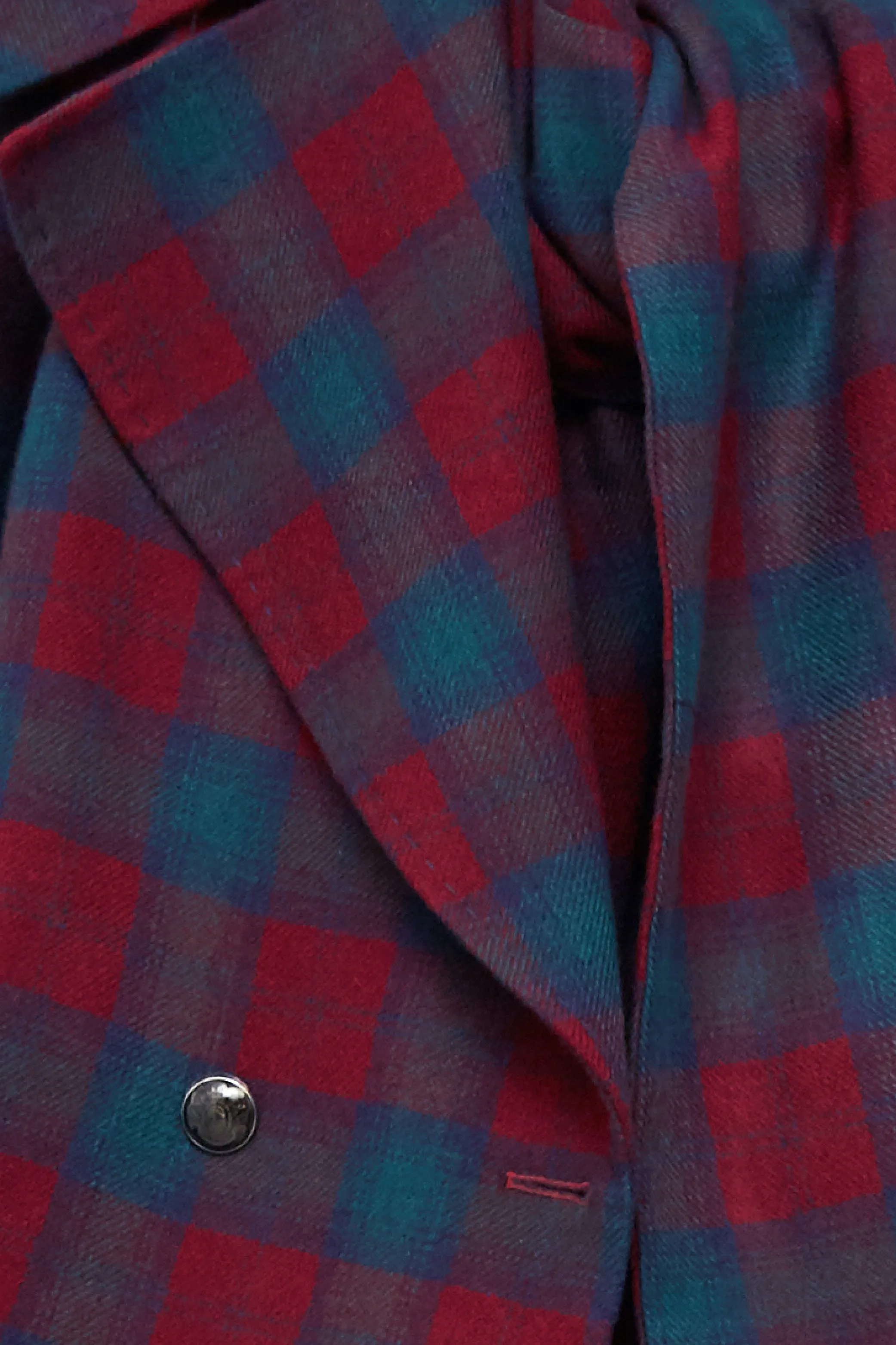 WALTER tartan - lambswool coat