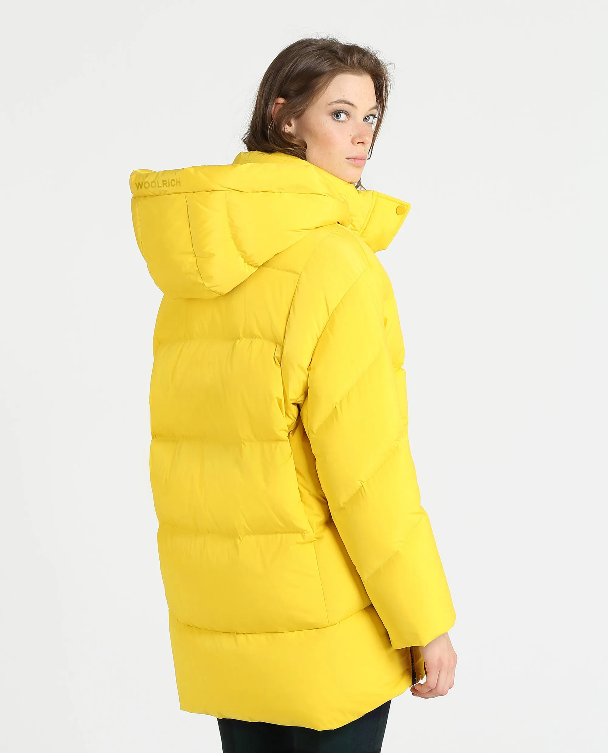 Woolrich WS Aurora Puffy Coat- Amarillo