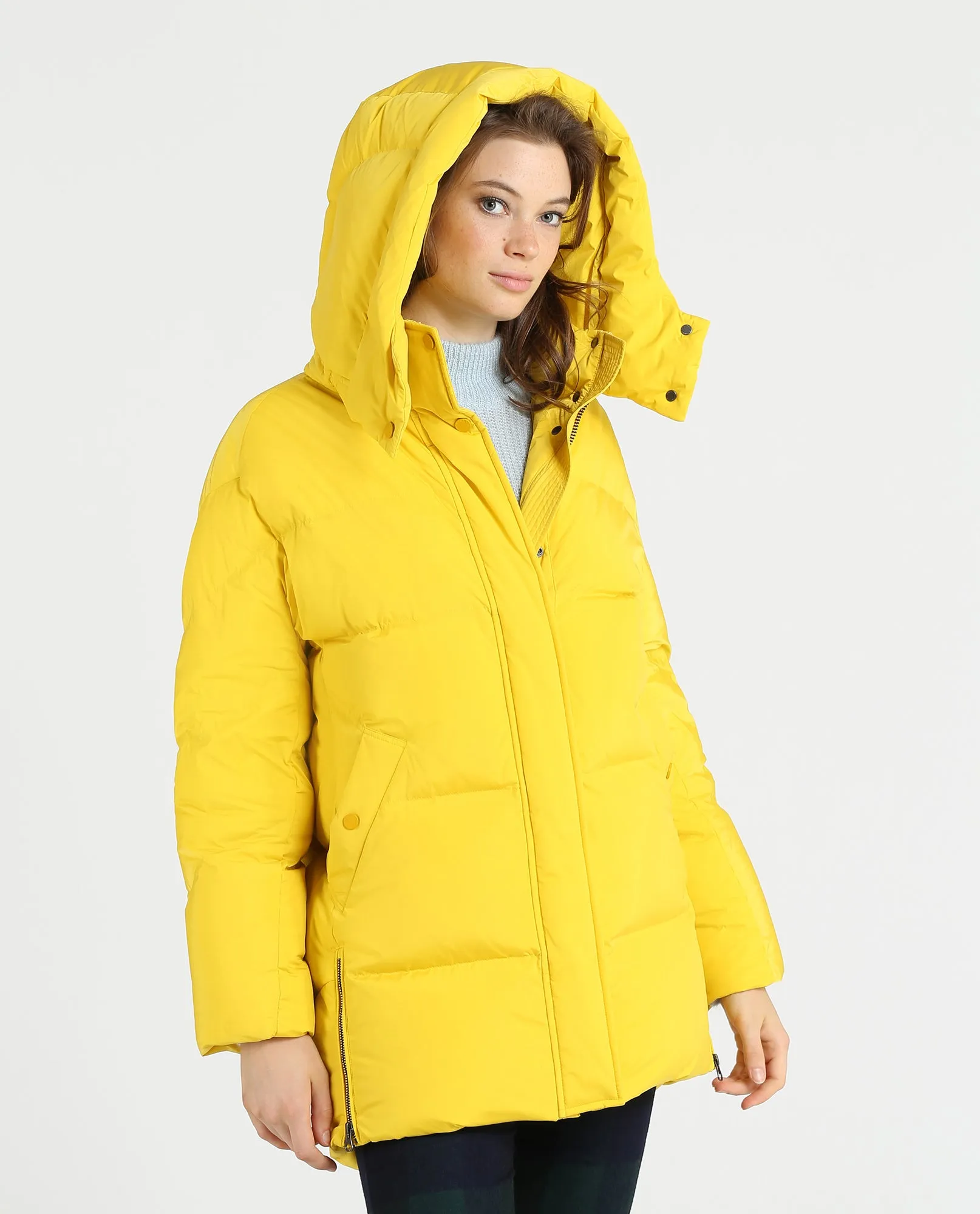 Woolrich WS Aurora Puffy Coat- Amarillo