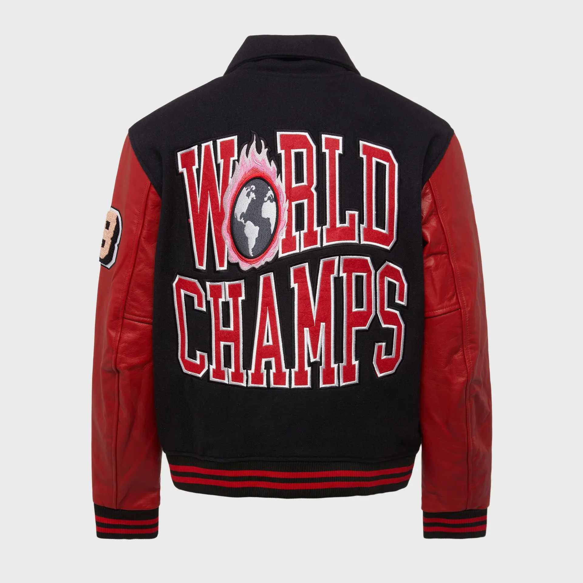 World Champs Letterman Jacket Red