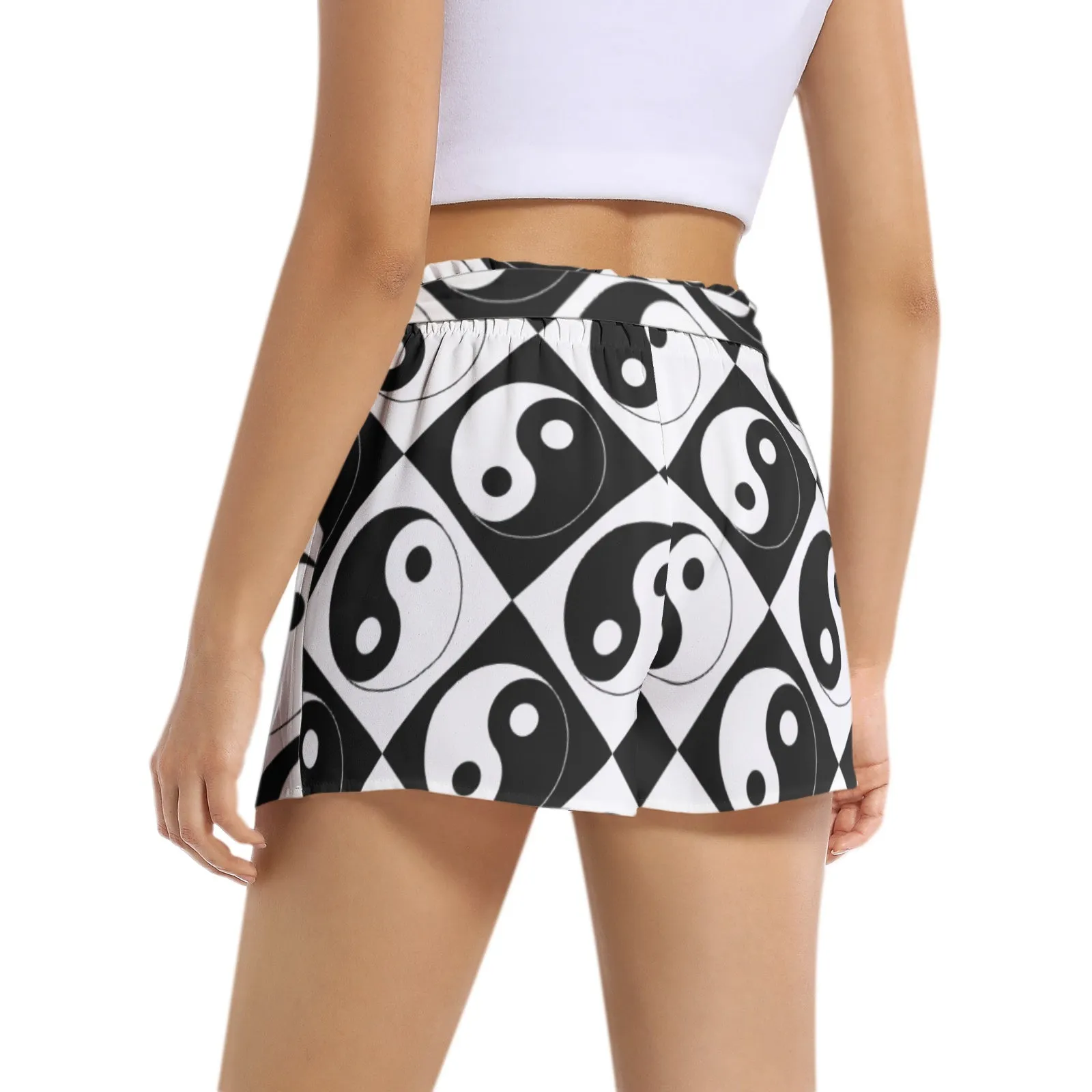 Yin and Yang Women's Belted Short